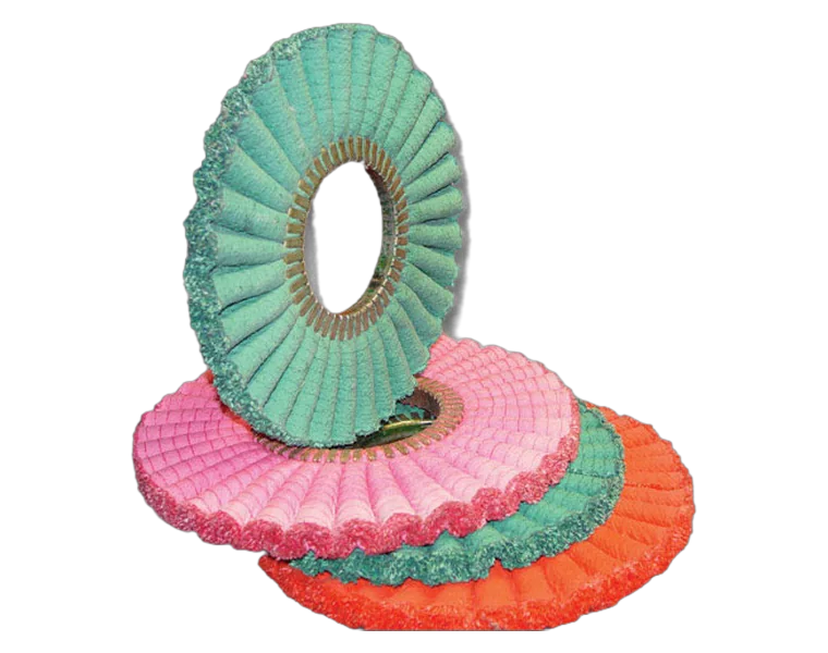 Dischi ondulati in sisal colorati