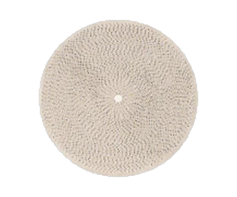 Disco trapuntato in sisal